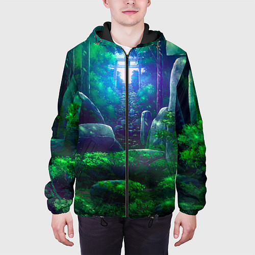 Мужская куртка Дорога в храм / 3D-Черный – фото 3