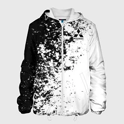 Куртка с капюшоном мужская Mitsubishi, цвет: 3D-белый