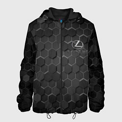 Куртка с капюшоном мужская LEXUS, цвет: 3D-черный