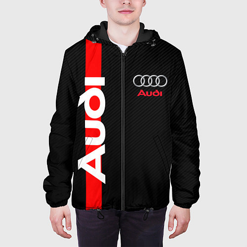 Мужская куртка AUDI SPORT CARBON / 3D-Черный – фото 3