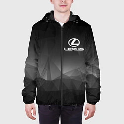 Куртка с капюшоном мужская LEXUS, цвет: 3D-черный — фото 2