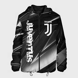 Куртка с капюшоном мужская JUVENTUS, цвет: 3D-черный