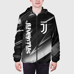 Куртка с капюшоном мужская JUVENTUS, цвет: 3D-черный — фото 2