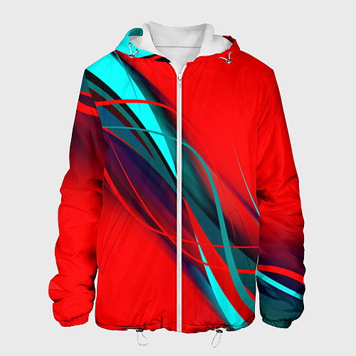 Мужская куртка GEOMETRY STRIPES / 3D-Белый – фото 1