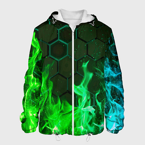 Мужская куртка Fire / 3D-Белый – фото 1