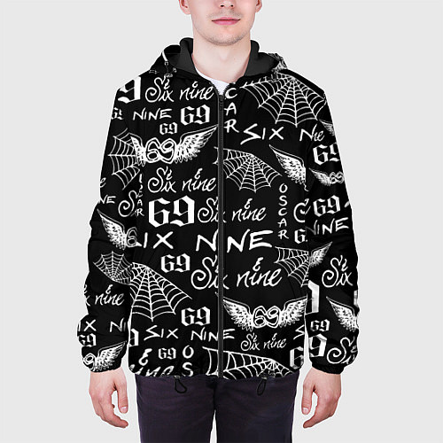 Мужская куртка 6IX9INE ТАТУИРОВКИ / 3D-Черный – фото 3
