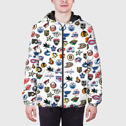 Куртка с капюшоном мужская NHL PATTERN Z, цвет: 3D-черный — фото 2