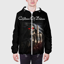 Куртка с капюшоном мужская Children of Bodom 9, цвет: 3D-белый — фото 2