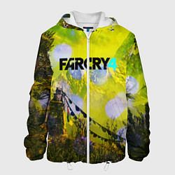 Куртка с капюшоном мужская FARCRY4, цвет: 3D-белый