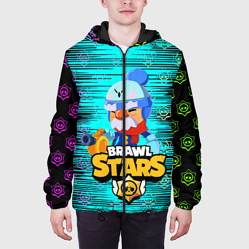 Мужская куртка BRAWL STARS GALE / 3D-Черный – фото 3