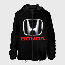 Куртка с капюшоном мужская HONDA, цвет: 3D-черный