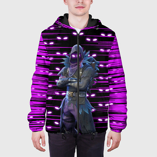 Мужская куртка Fortnite Raven / 3D-Черный – фото 3