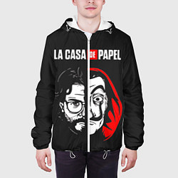 Куртка с капюшоном мужская La casa de papel, цвет: 3D-белый — фото 2