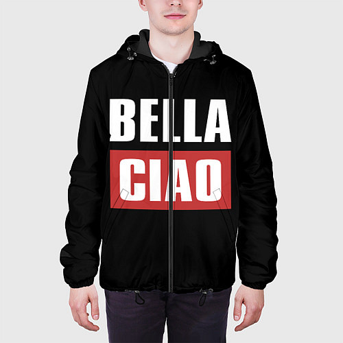 Мужская куртка Bella Ciao / 3D-Черный – фото 3