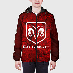 Куртка с капюшоном мужская DODGE, цвет: 3D-черный — фото 2