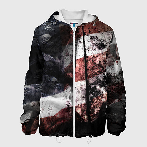 Мужская куртка США / 3D-Белый – фото 1