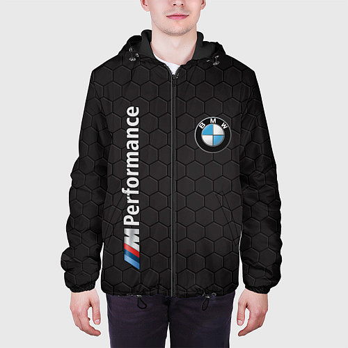Мужская куртка BMW / 3D-Черный – фото 3