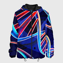 Куртка с капюшоном мужская ДНК, цвет: 3D-черный