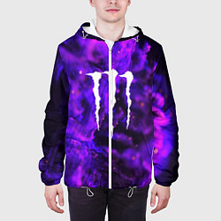 Куртка с капюшоном мужская MONSTER ENERGY, цвет: 3D-белый — фото 2