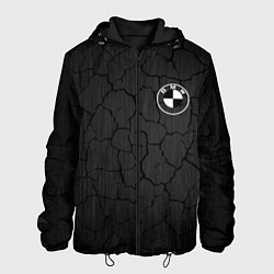 Куртка с капюшоном мужская BMW, цвет: 3D-черный