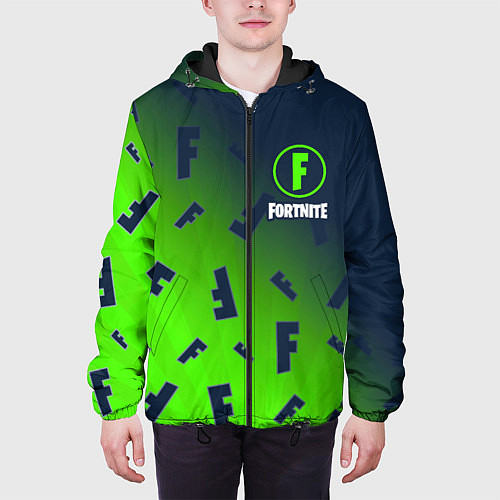 Мужская куртка FORTNITE ФОРТНАЙТ / 3D-Черный – фото 3