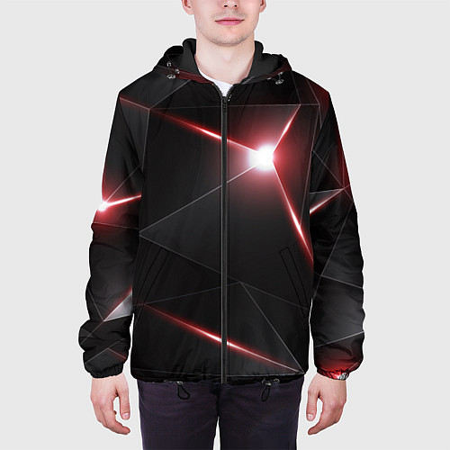 Мужская куртка 3D свечение / 3D-Черный – фото 3