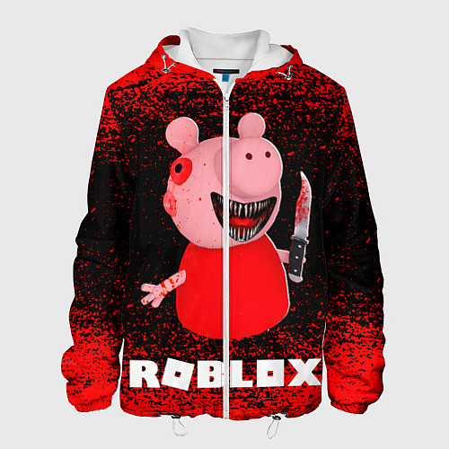 Мужская куртка Roblox Piggy / 3D-Белый – фото 1