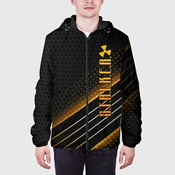 Куртка с капюшоном мужская S T A L K E R, цвет: 3D-черный — фото 2