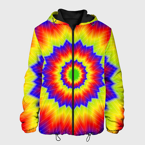 Мужская куртка Tie-Dye / 3D-Черный – фото 1