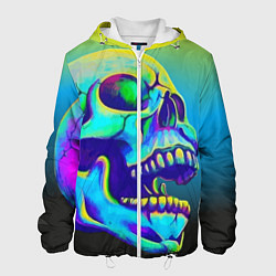 Мужская куртка Neon skull