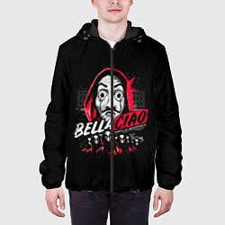 Куртка с капюшоном мужская БУМАЖНЫЙ ДОМ, цвет: 3D-черный — фото 2