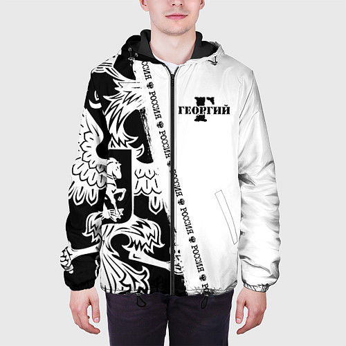 Мужская куртка Георгий / 3D-Черный – фото 3