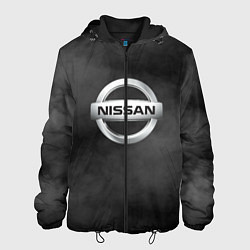 Куртка с капюшоном мужская NISSAN, цвет: 3D-черный