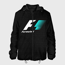 Куртка с капюшоном мужская Formula 1, цвет: 3D-черный