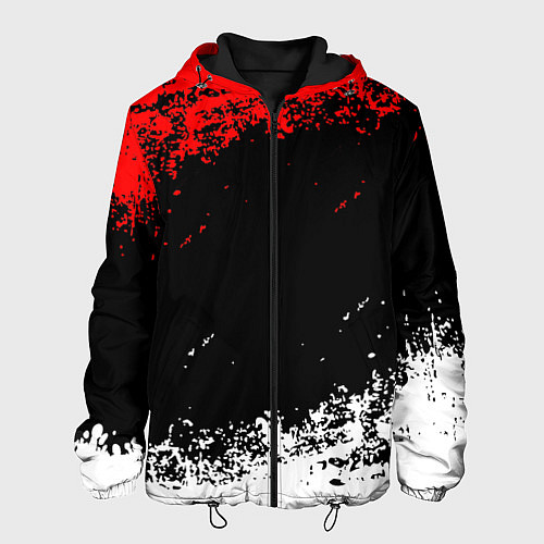 Мужская куртка Текстура / 3D-Черный – фото 1