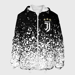 Куртка с капюшоном мужская JUVENTUS, цвет: 3D-белый