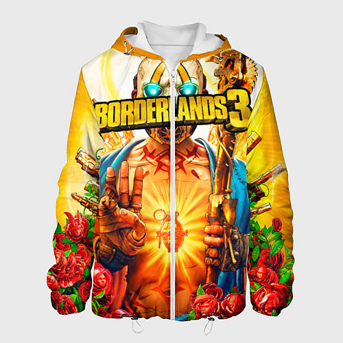 Мужская куртка Borderlands 3 / 3D-Белый – фото 1