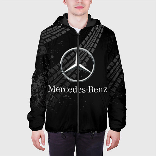 Мужская куртка MERCEDES / 3D-Черный – фото 3