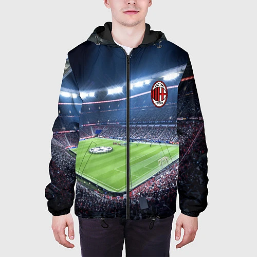 Мужская куртка FC MILAN / 3D-Черный – фото 3