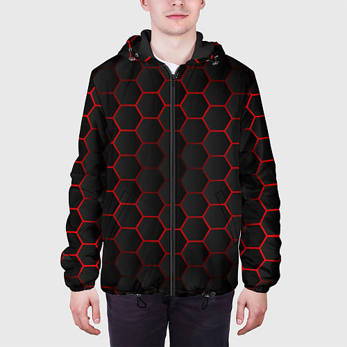 Мужская куртка 3D black & red / 3D-Черный – фото 3