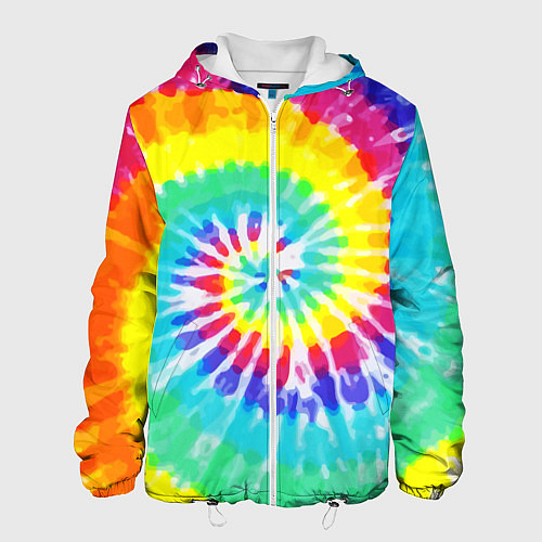 Мужская куртка TIE-DYE СТЕНА / 3D-Белый – фото 1