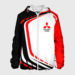 Куртка с капюшоном мужская Mitsubishi EVO Uniform, цвет: 3D-белый