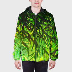 Куртка с капюшоном мужская ТРАВА TRAVA, цвет: 3D-черный — фото 2