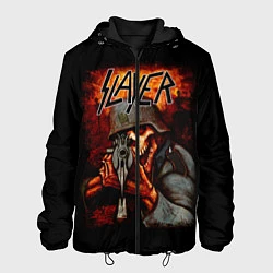 Куртка с капюшоном мужская Slayer, цвет: 3D-черный