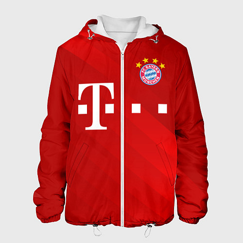 Мужская куртка FC Bayern Munchen / 3D-Белый – фото 1