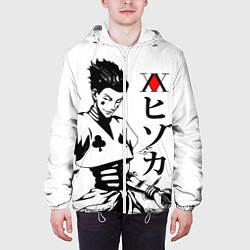 Куртка с капюшоном мужская Hunter x Hunter, Hisoka, цвет: 3D-белый — фото 2