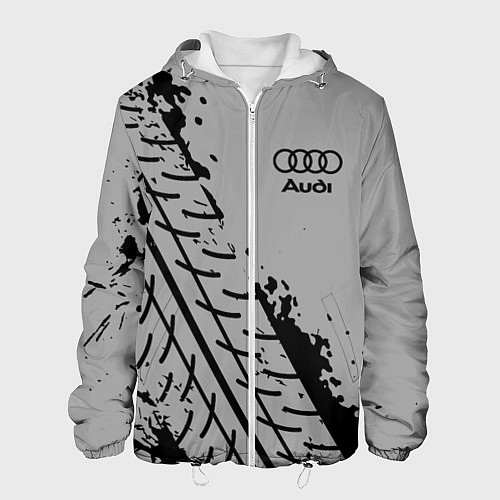 Мужская куртка AUDI АУДИ / 3D-Белый – фото 1