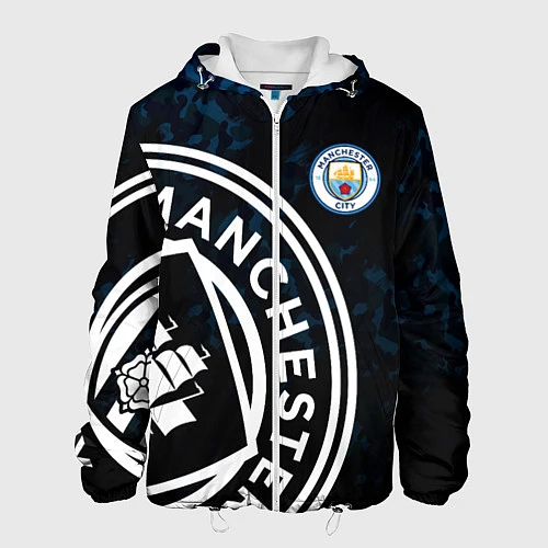 Мужская куртка Manchester City / 3D-Белый – фото 1