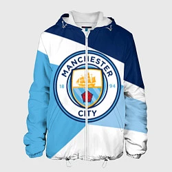 Куртка с капюшоном мужская MANCHESTER CITY EXLUSIVE, цвет: 3D-белый