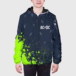 Куртка с капюшоном мужская AC DС, цвет: 3D-черный — фото 2